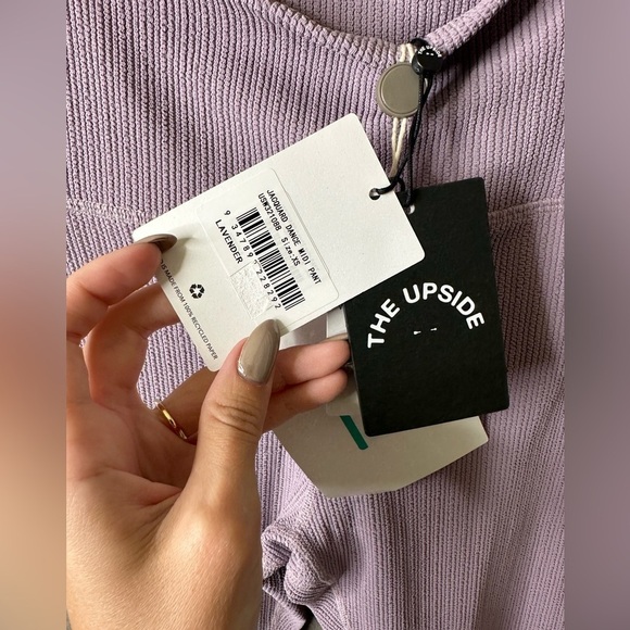 THE UPSIDE x Revolve Jacquard Dance Midi Pant lavender XS - Picture 8 of 10